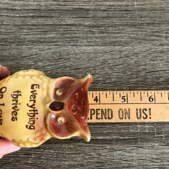 Vtg Ceramic  Owl Pepper Shaker - Picture 7 of 10